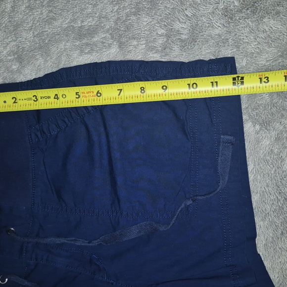 a.n.a Deep Blue Drawstring Shorts - Picture 7 of 8